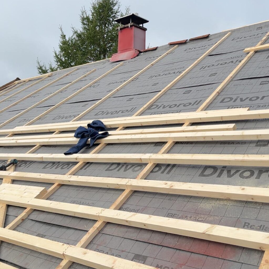 tiilikaton vaakaruoteet