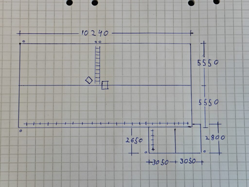 Rintamamiestalo-Katon-Mittakuva